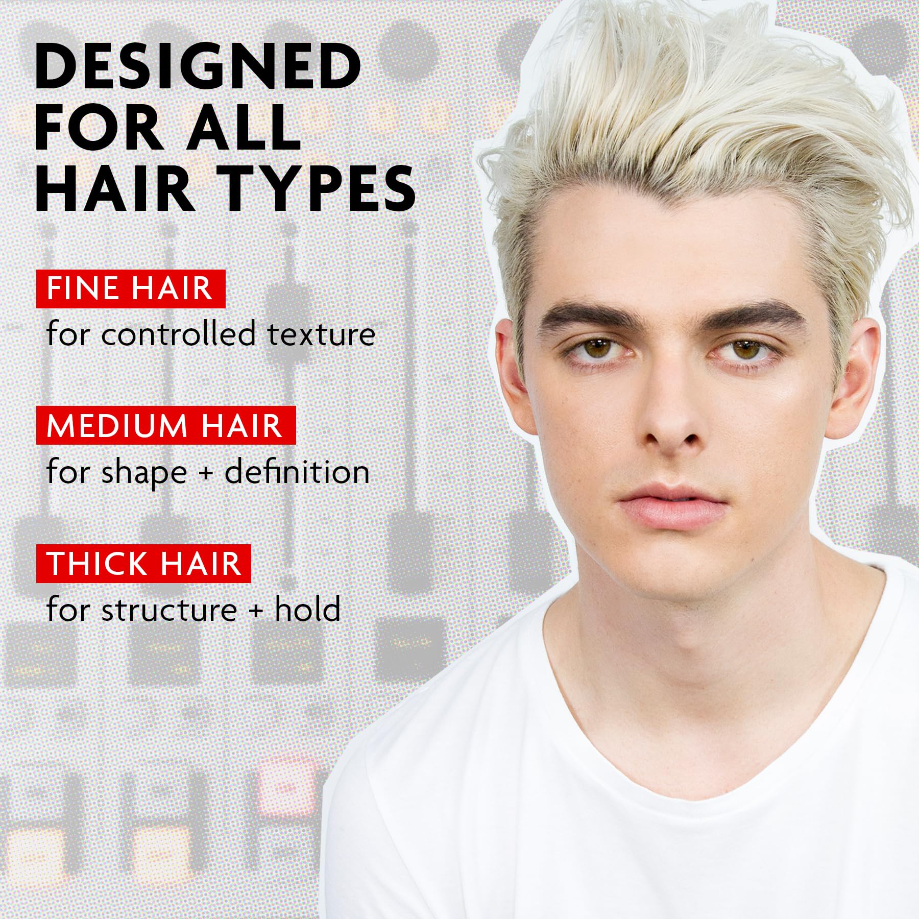 R+Co CONTROL used on long hair showing smooth ends and frizz control benefit