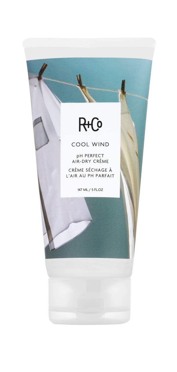 R+Co Cool Wind front packaging showing tube and product identity with lightweight styling benefit