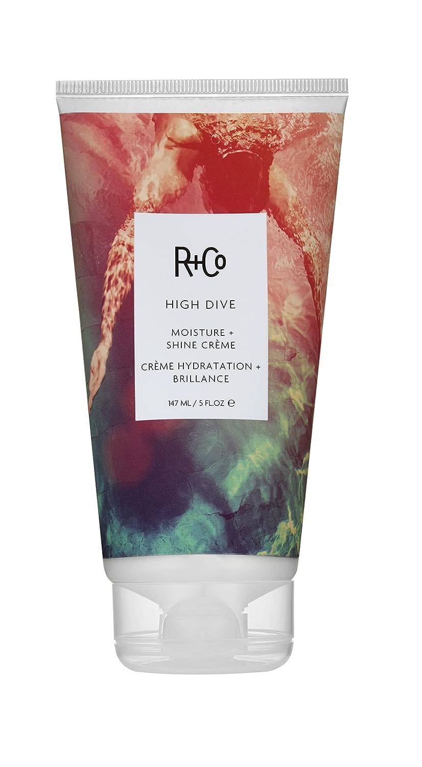 R+Co High Dive front packaging showing bottle and label for hydration benefits