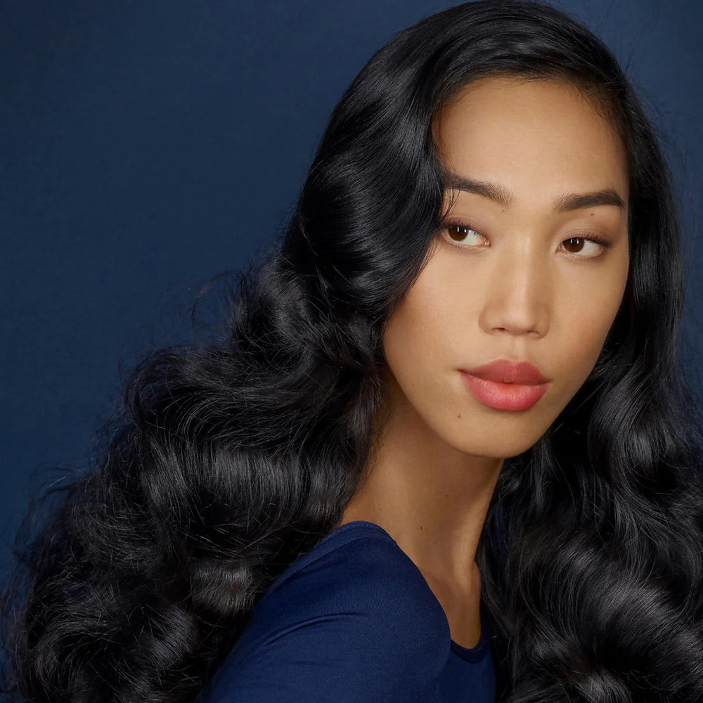 R+Co Hypersonic used during blow-dry showing smoother finish and faster drying benefit