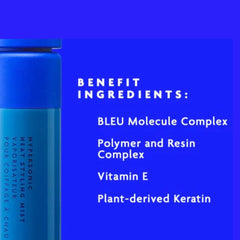 R+Co Hypersonic leaving hair smooth and shiny for visible frizz reduction benefit