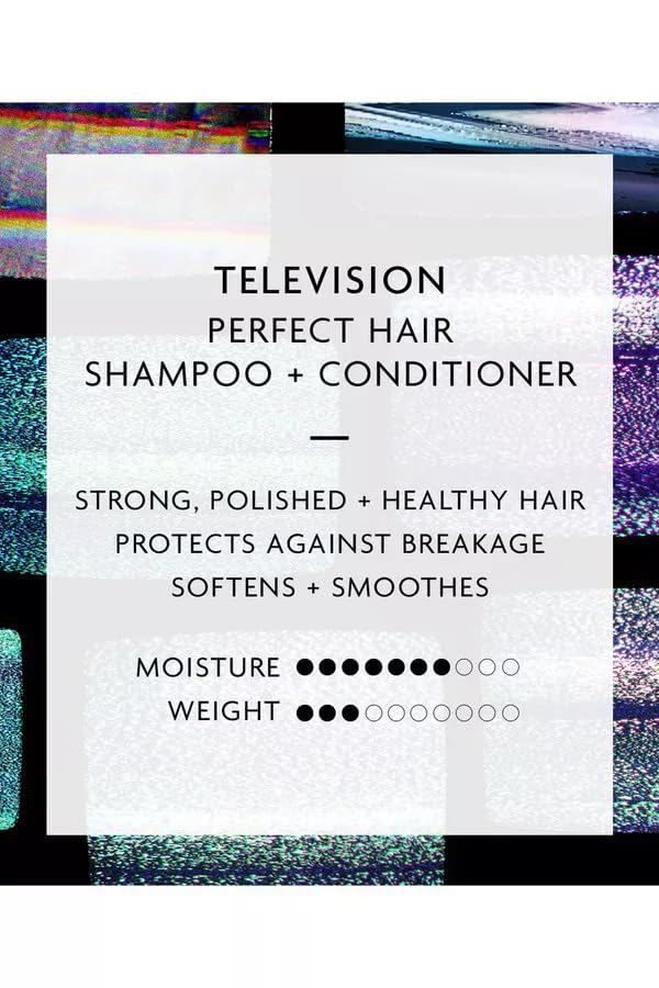 R+Co Television before and after styling showing increased volume and smoother strands