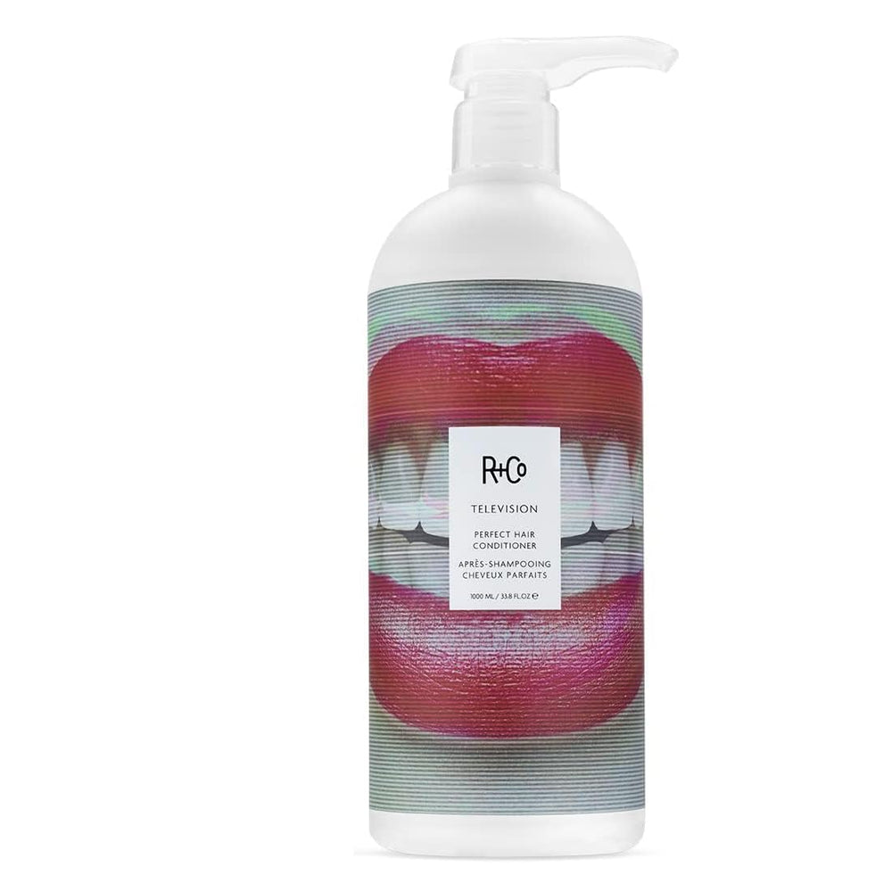 R+Co conditioner close-up texture illustrating smoothing, detangling performance