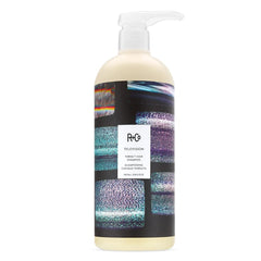 R+Co dispensing product from pump demonstrating easy, controlled application benefit