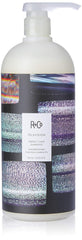 R+Co TELEVISION front packaging showing large 33.8 oz bottle and clear branding for value