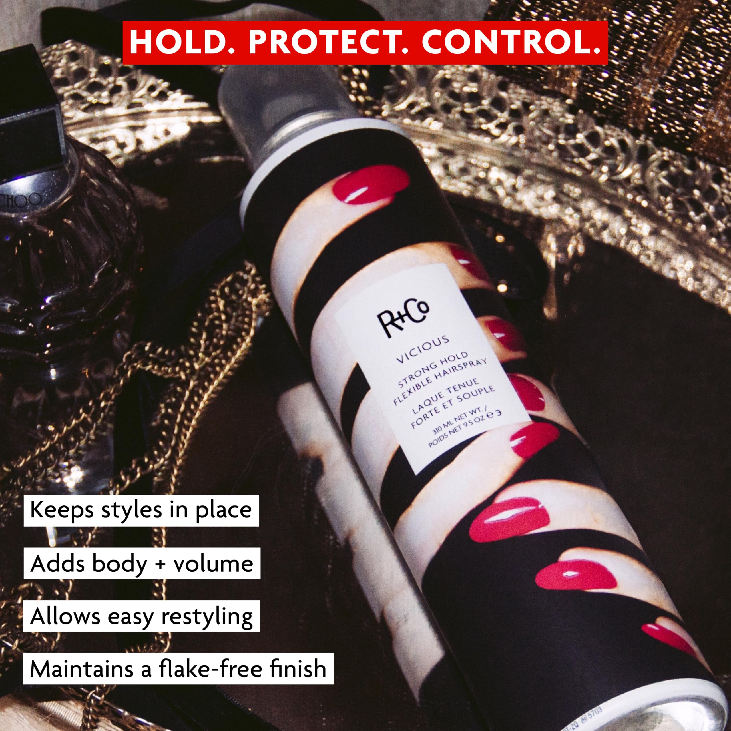 R+Co VICIOUS close-up of spray nozzle highlighting precise application