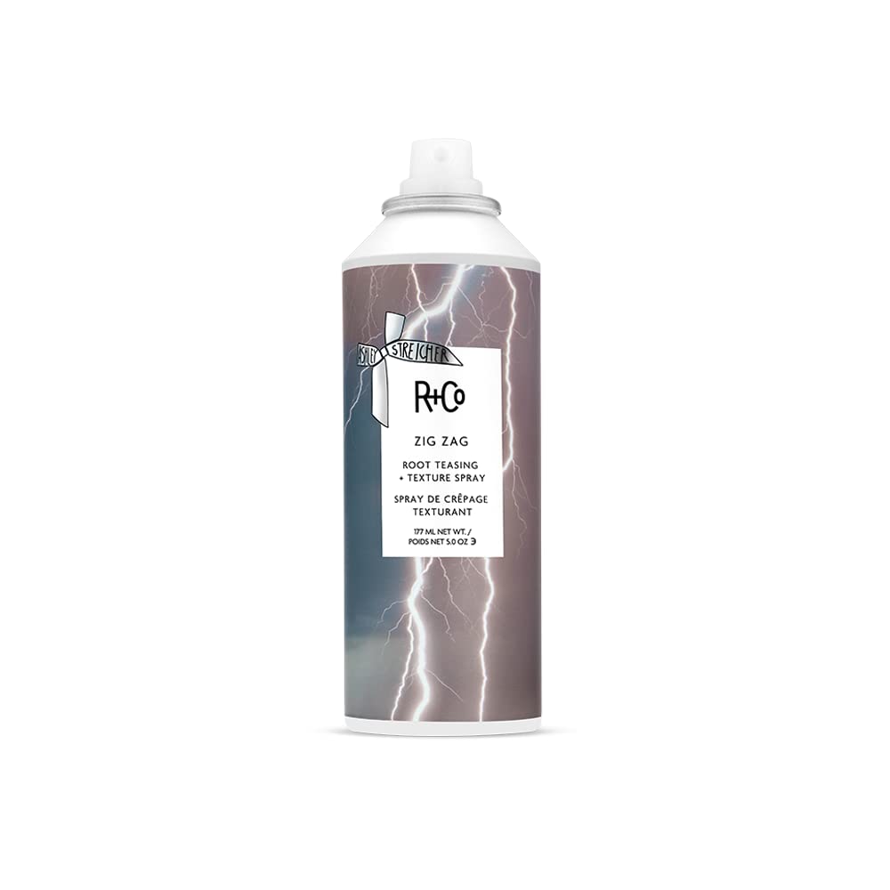 R+Co ZIG ZAG front packaging showing product and quick root lift benefit