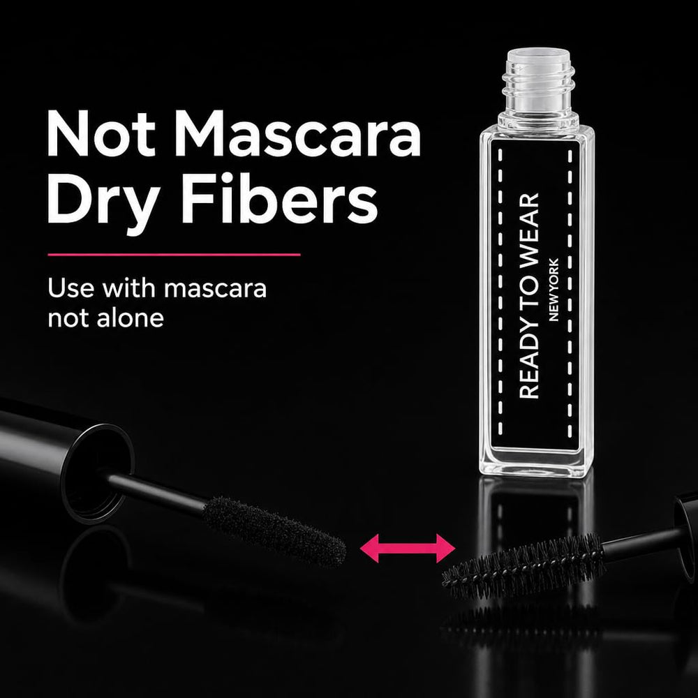 Ready To Wear brush next to jar showing true product scale and storage benefit