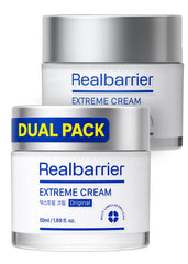 Real Barrier jar front view showing brand and soothing barrier repair benefit