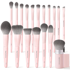 Real Perfection front packaging pink brush set showing full kit and benefits