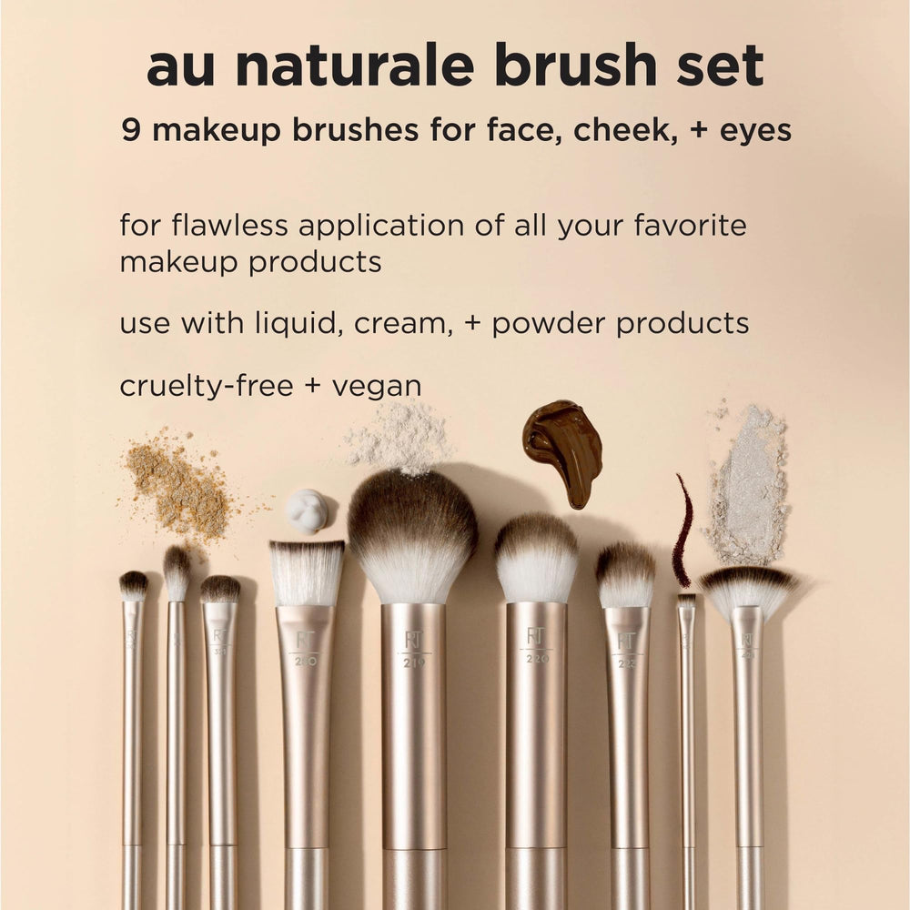 Real Techniques close-up of UltraPlush bristles showing soft even texture