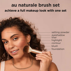 Real Techniques brushes laid flat showing shapes for versatile application