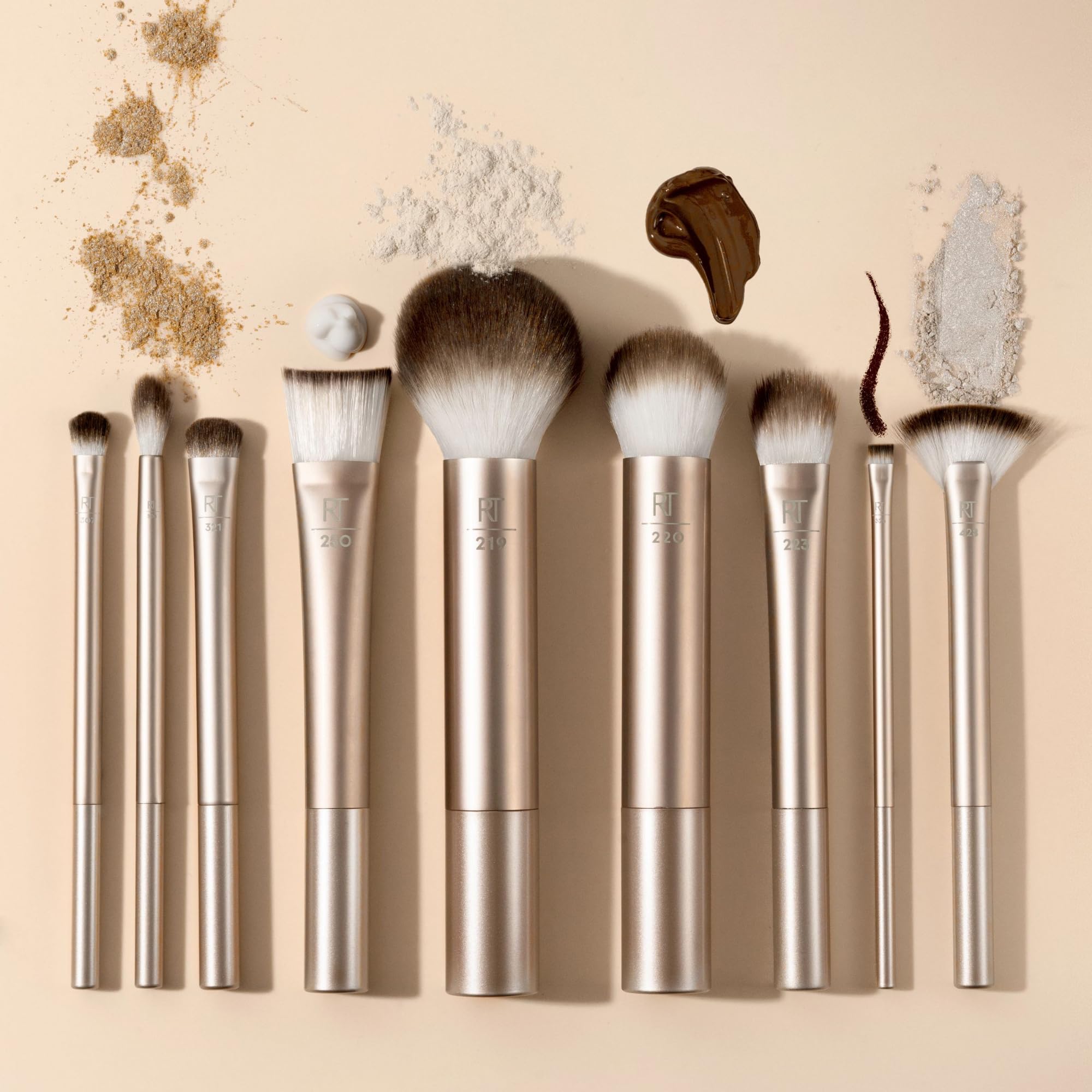 Real Techniques eye brushes shading and blending precise crease definition