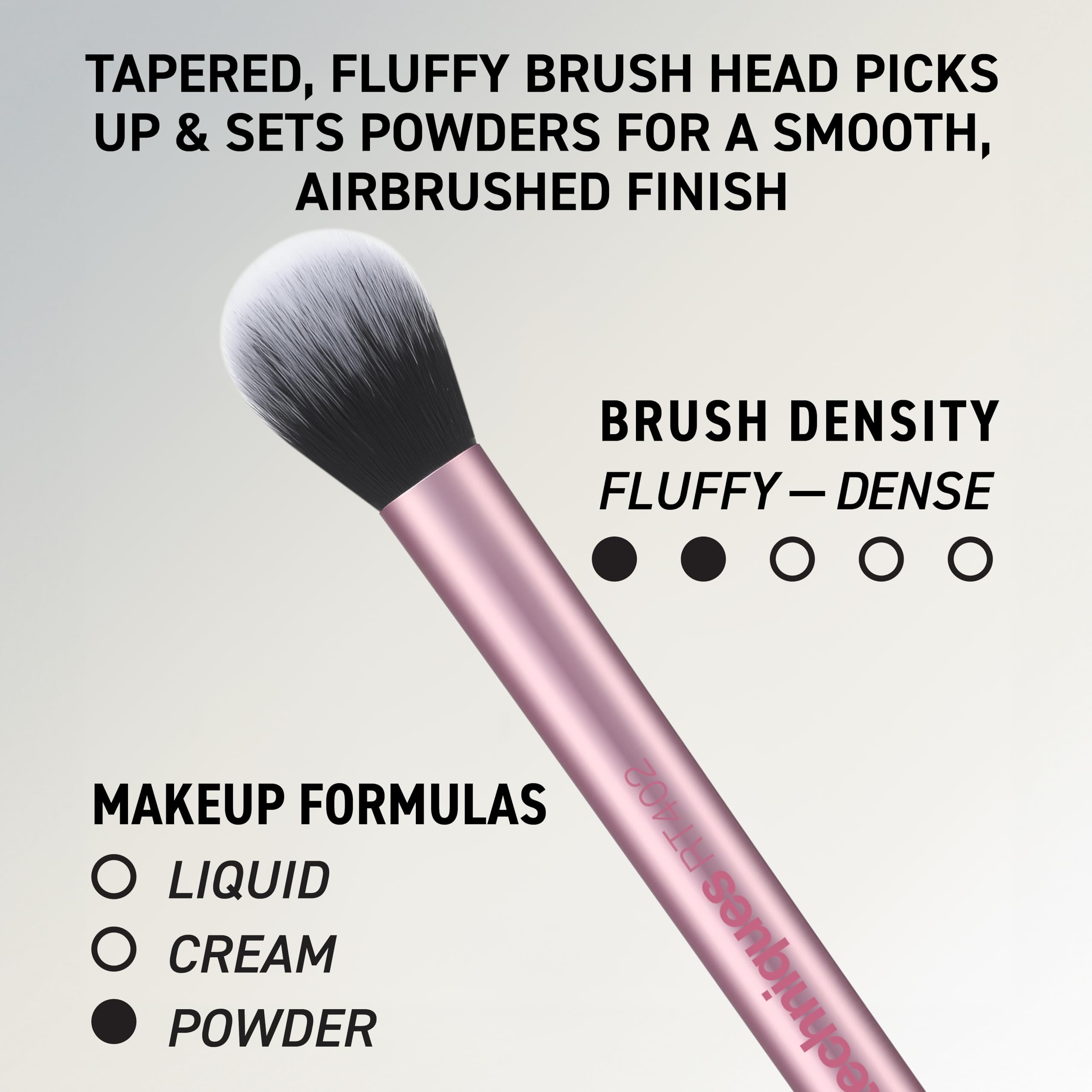Real Techniques Deluxe Crease Brush applying eyeshadow for precise blending