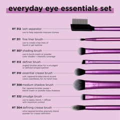 Real Techniques essential crease brush close-up for seamless blending