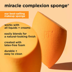 Real Techniques midi powder sponge detail for controlled powder application