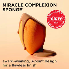 Real Techniques three sponges arranged to show size differences and versatility