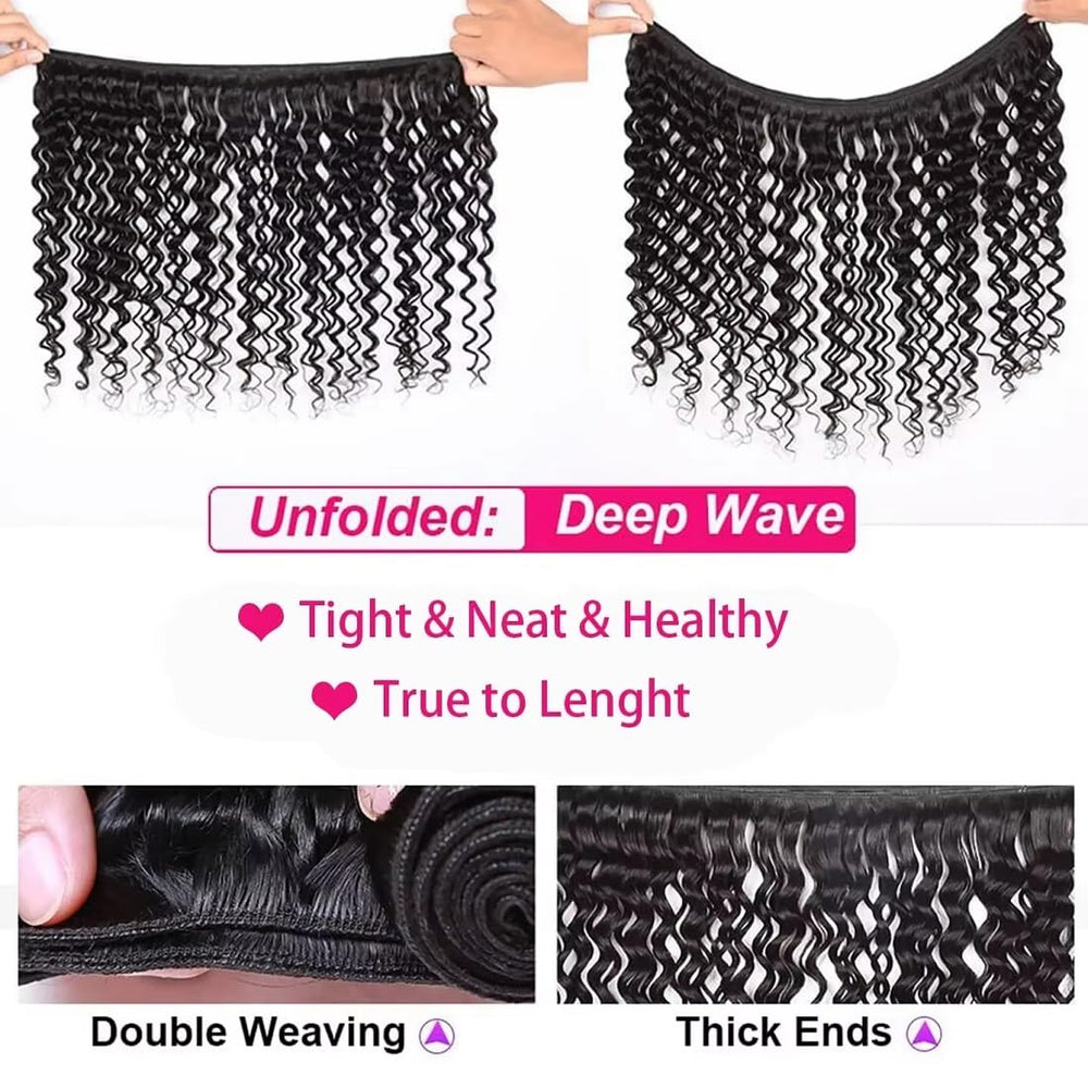 Rebasar in-model wearing 14 inch bundles demonstrating styling versatility