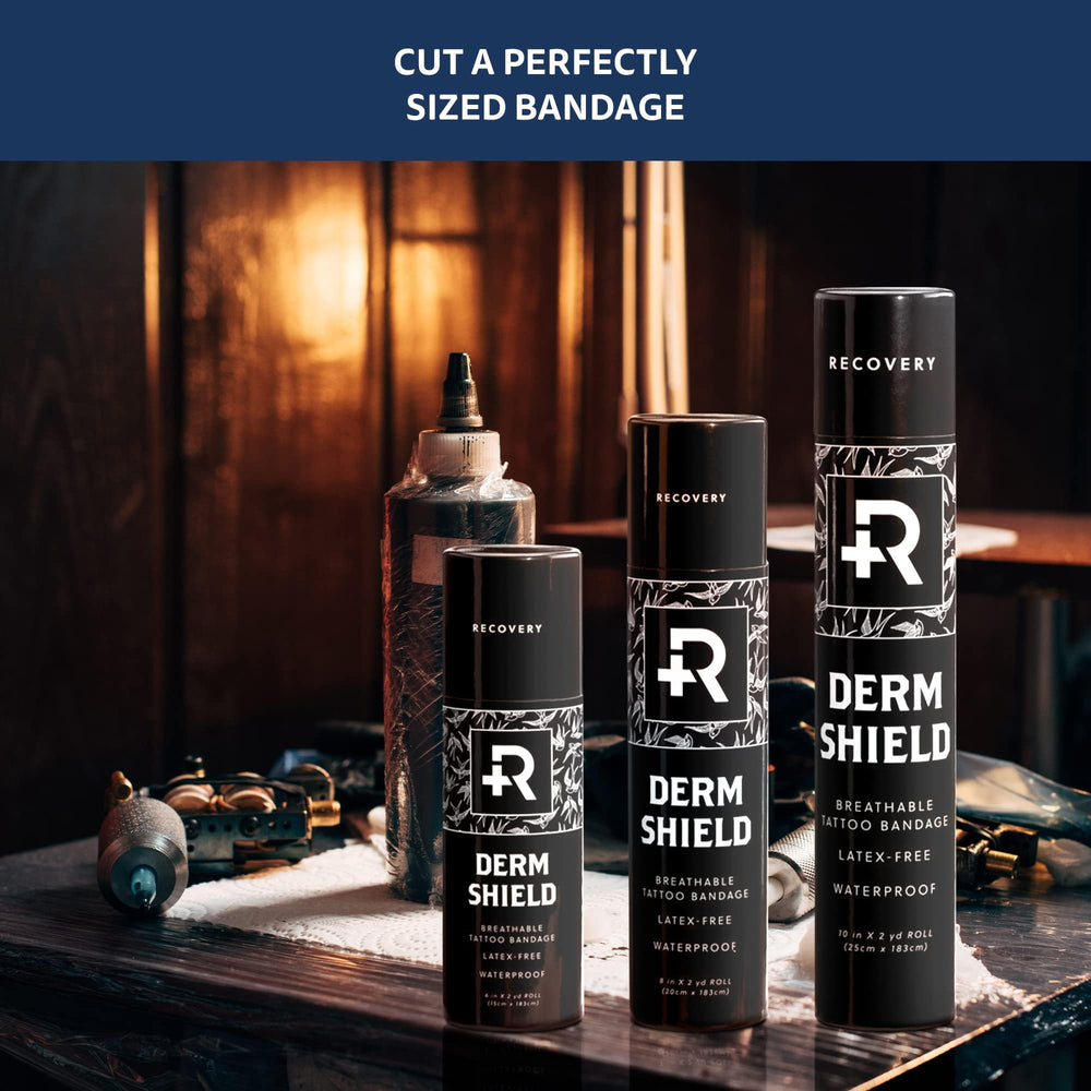 Recovery Aftercare film in bathroom setting showing waterproof protection benefit