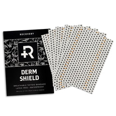 Recovery Aftercare front packaging showing 10 pack and patch size benefit visibility