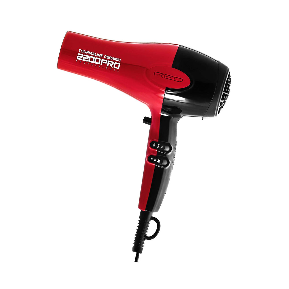 RED by Kiss close-up of tourmaline ceramic barrel highlighting even heat distribution benefit