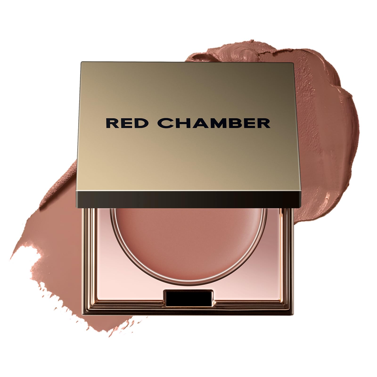 RED CHAMBER Monsia compact front view showing sleek metallic case and portability benefit
