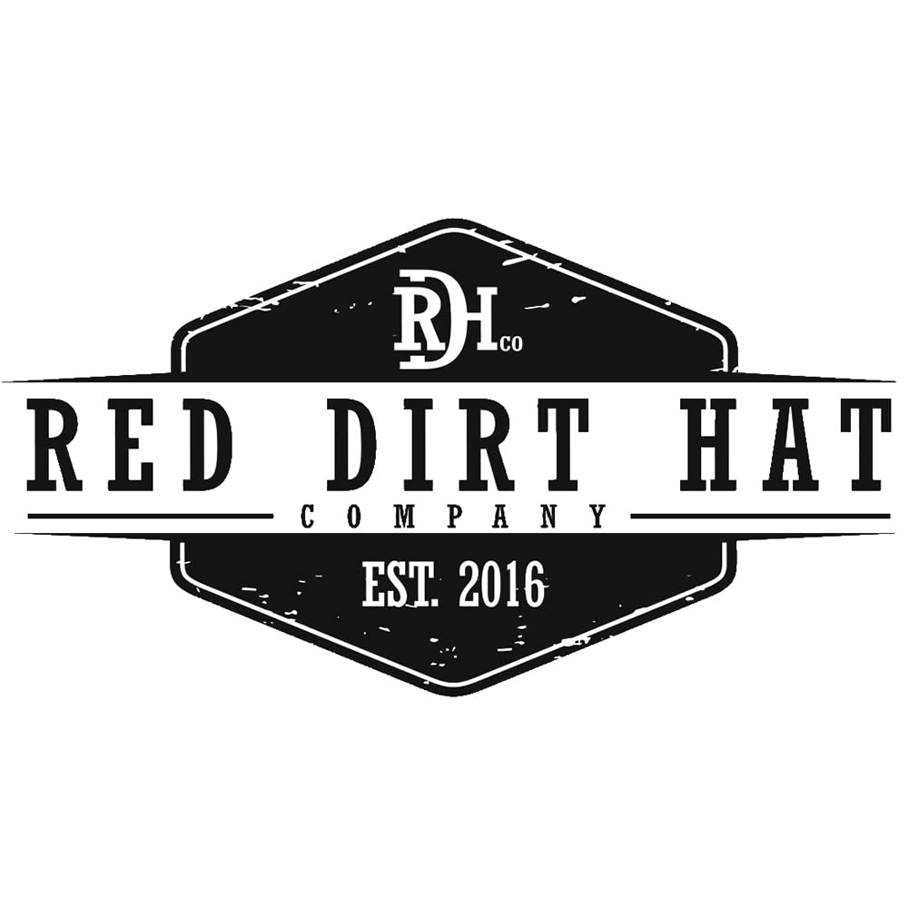 Red Dirt Hat Company bottle inside travel bag indicating portability benefit