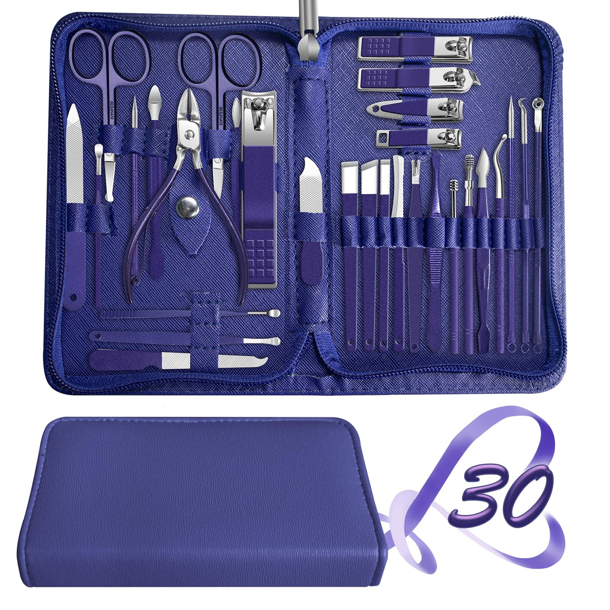 RedFlow front packaging navy blue showing compact travel case and brand trust