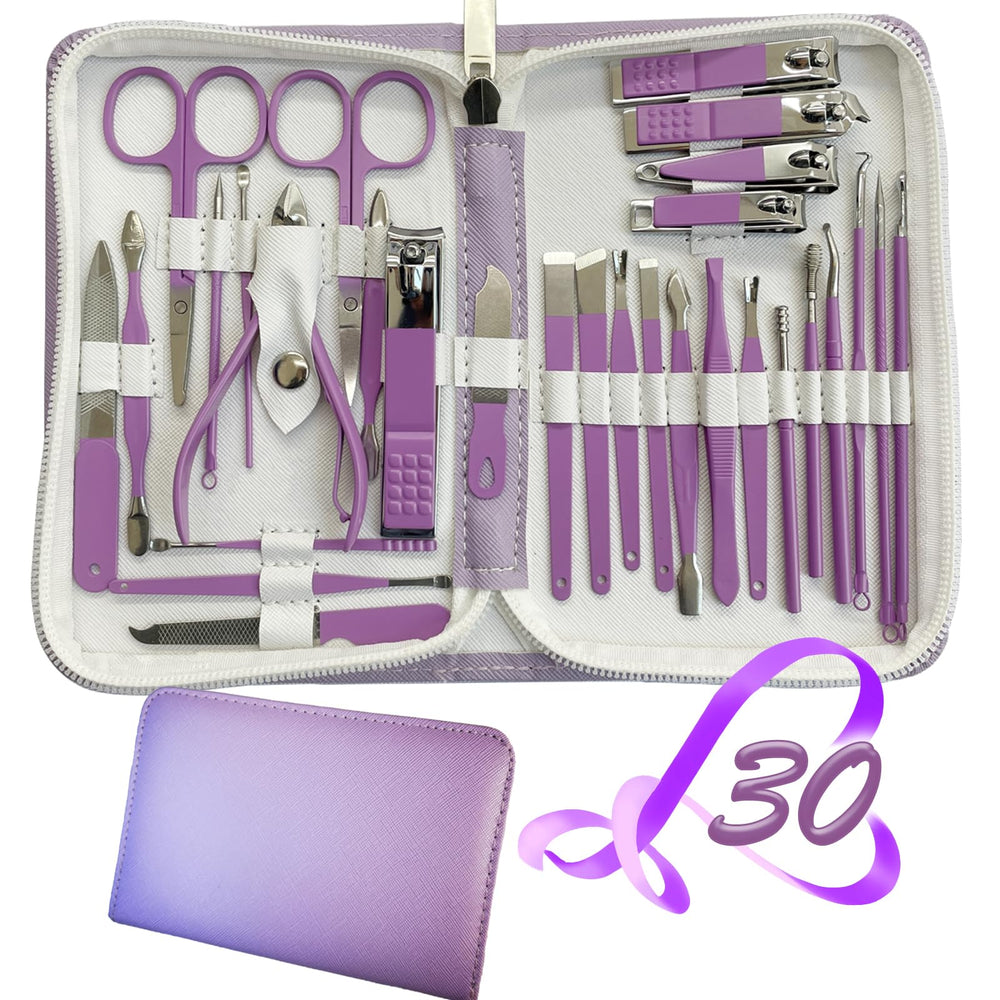 RedFlow front view of purple zipped case showing portability and neat storage benefit