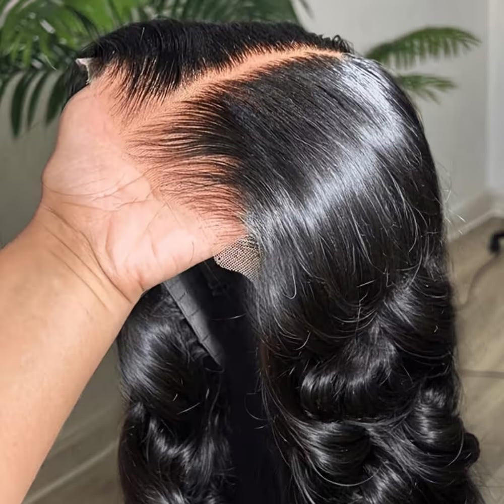 Redice front view 30 inch wig showing natural hairline benefit
