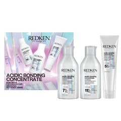 Redken kit front packaging showing three products and holiday box, showcasing complete repair system