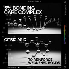 Stylist applying Redken leave-in bonding concentrate to damp hair for protection and strength