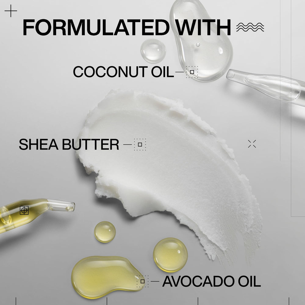 Label closeup on Redken product highlighting silicone-free and vegan