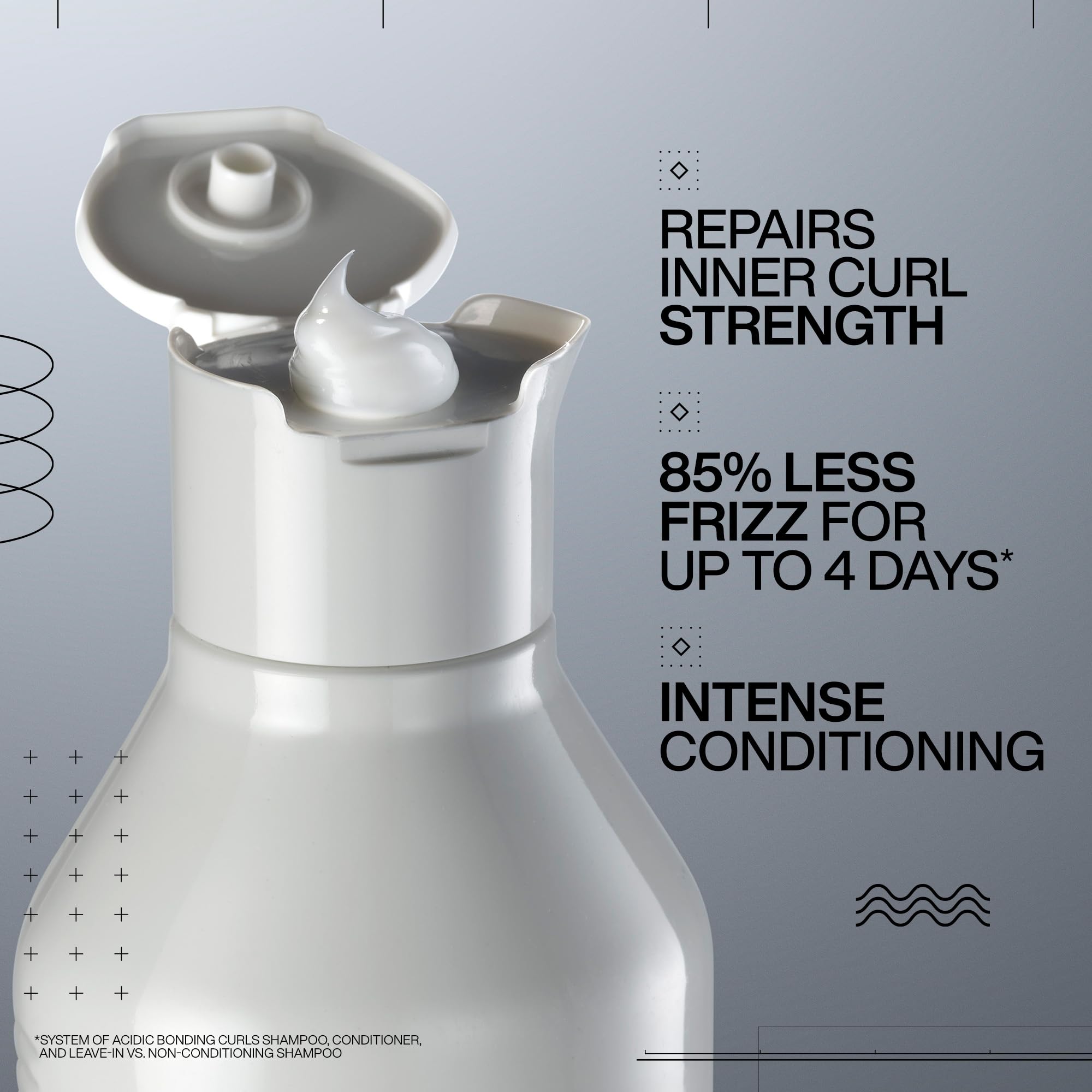 Redken pump dispenser detail for easy salon-style application