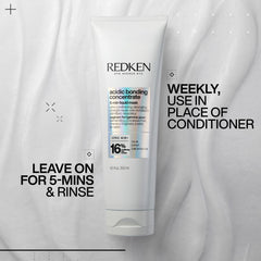 Redken 1 fl oz bottle next to a ruler for size clarity and travel-friendly benefit