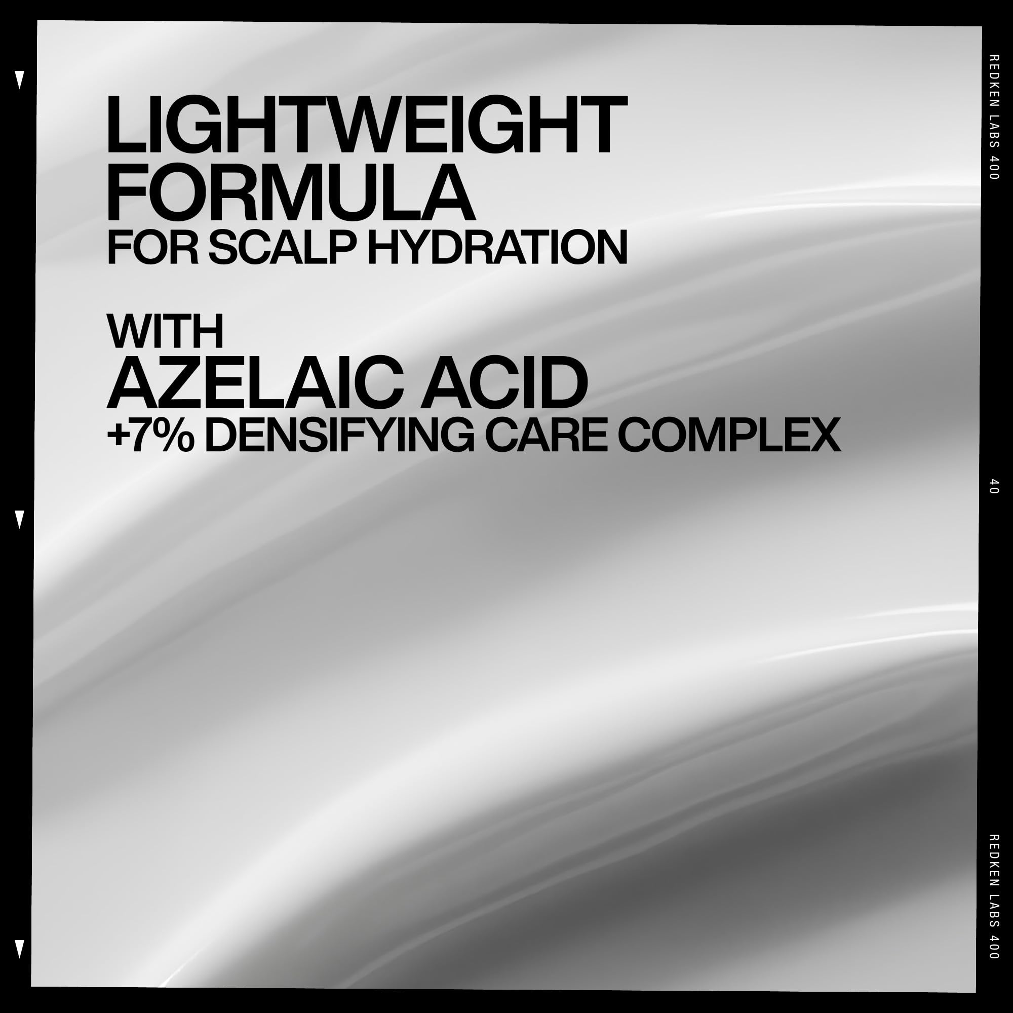 Redken acidic grow azelaic acid ingredient focus conveying scalp-balancing benefit