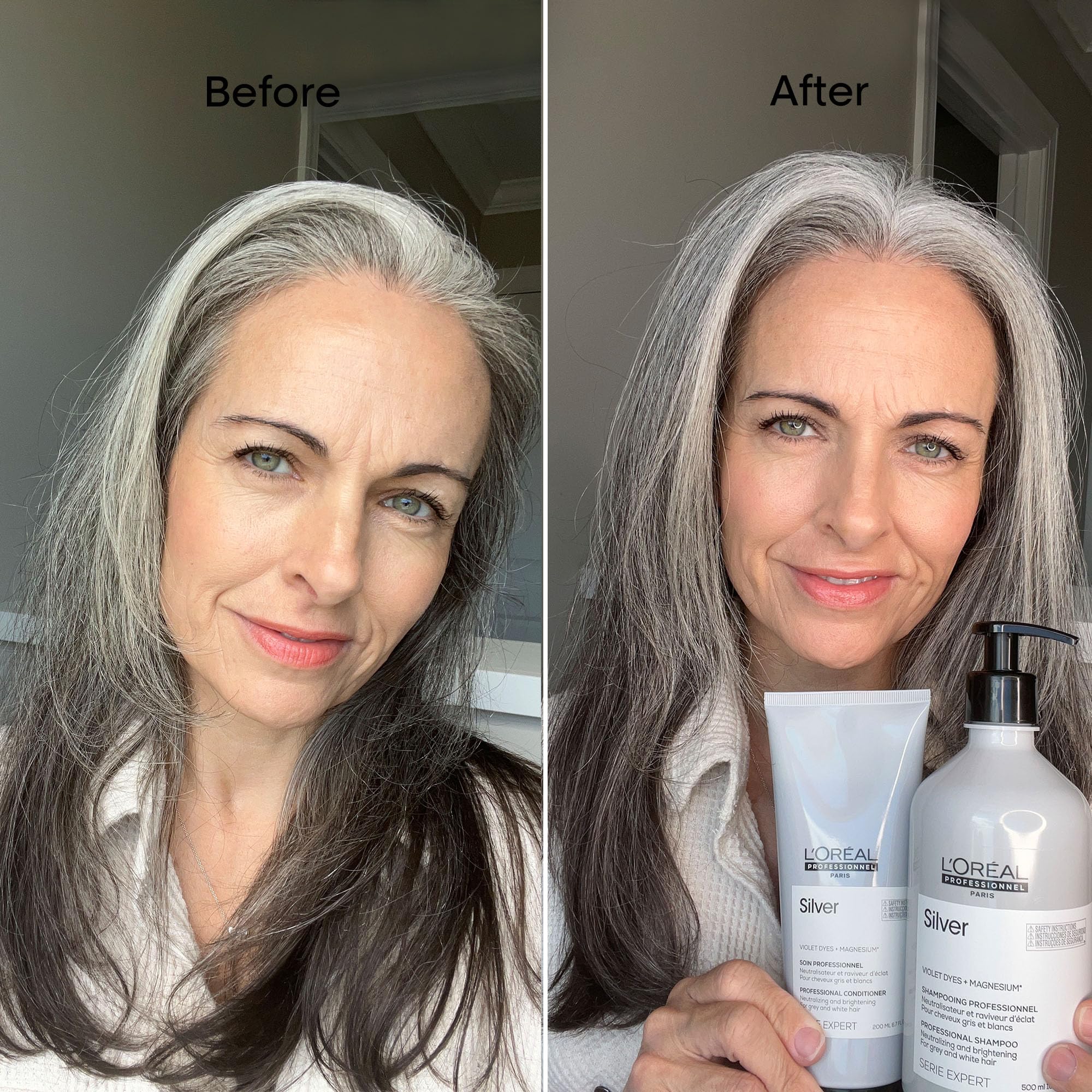 Redken bottle paired with silver conditioner illustrating complete care