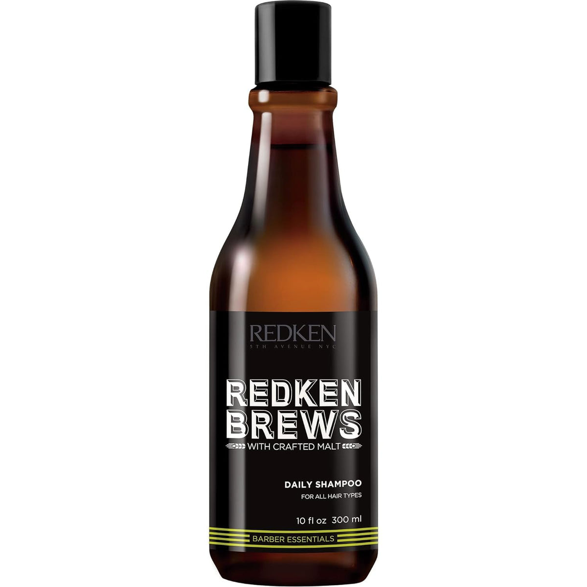 Redken Brews front bottle showing product and branding benefit lightweight hydration