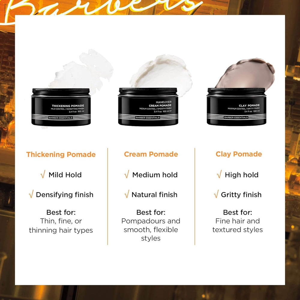 Redken Brews in-use image of hands styling hair creating flexible hold