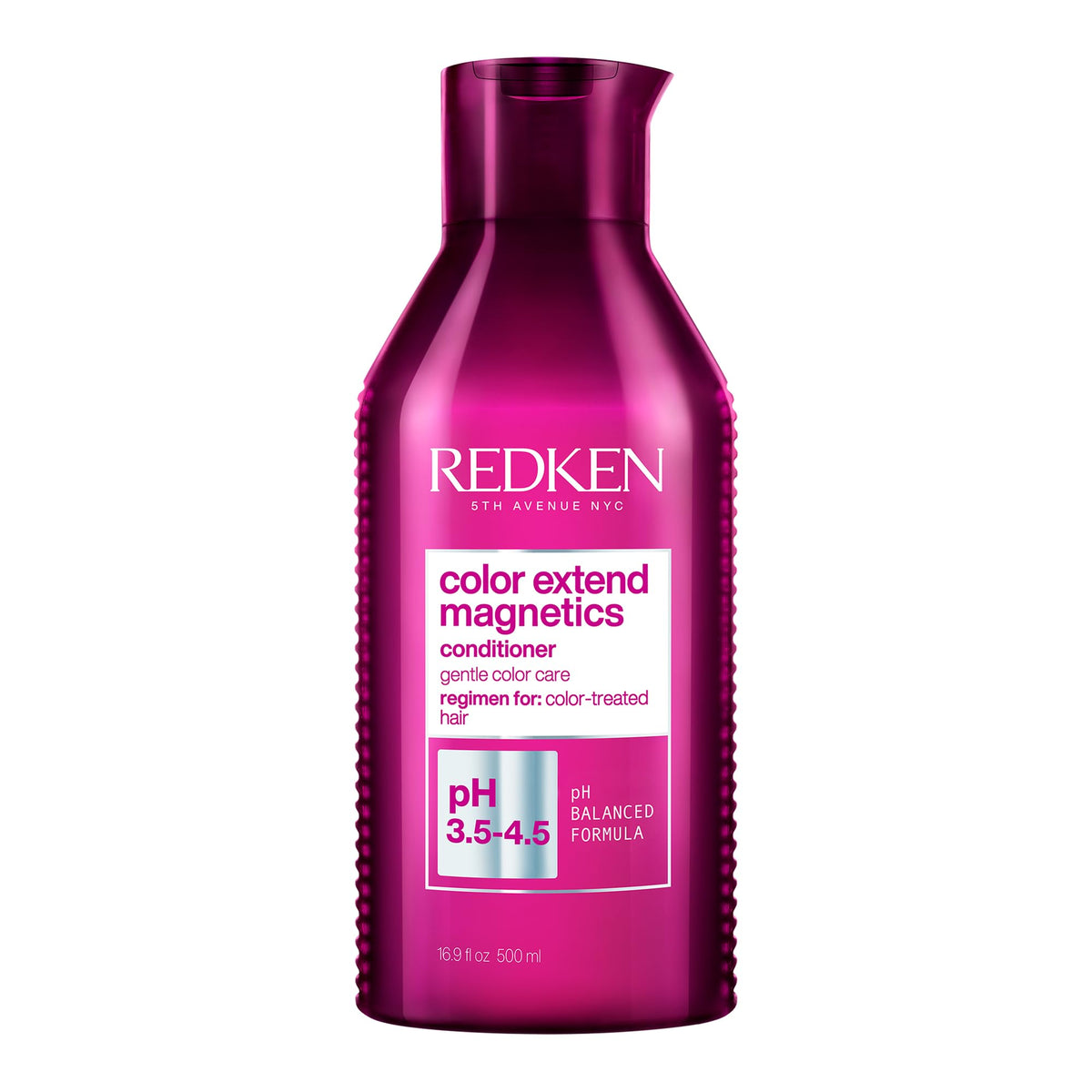 Redken front packaging showing brand and conditioner benefits