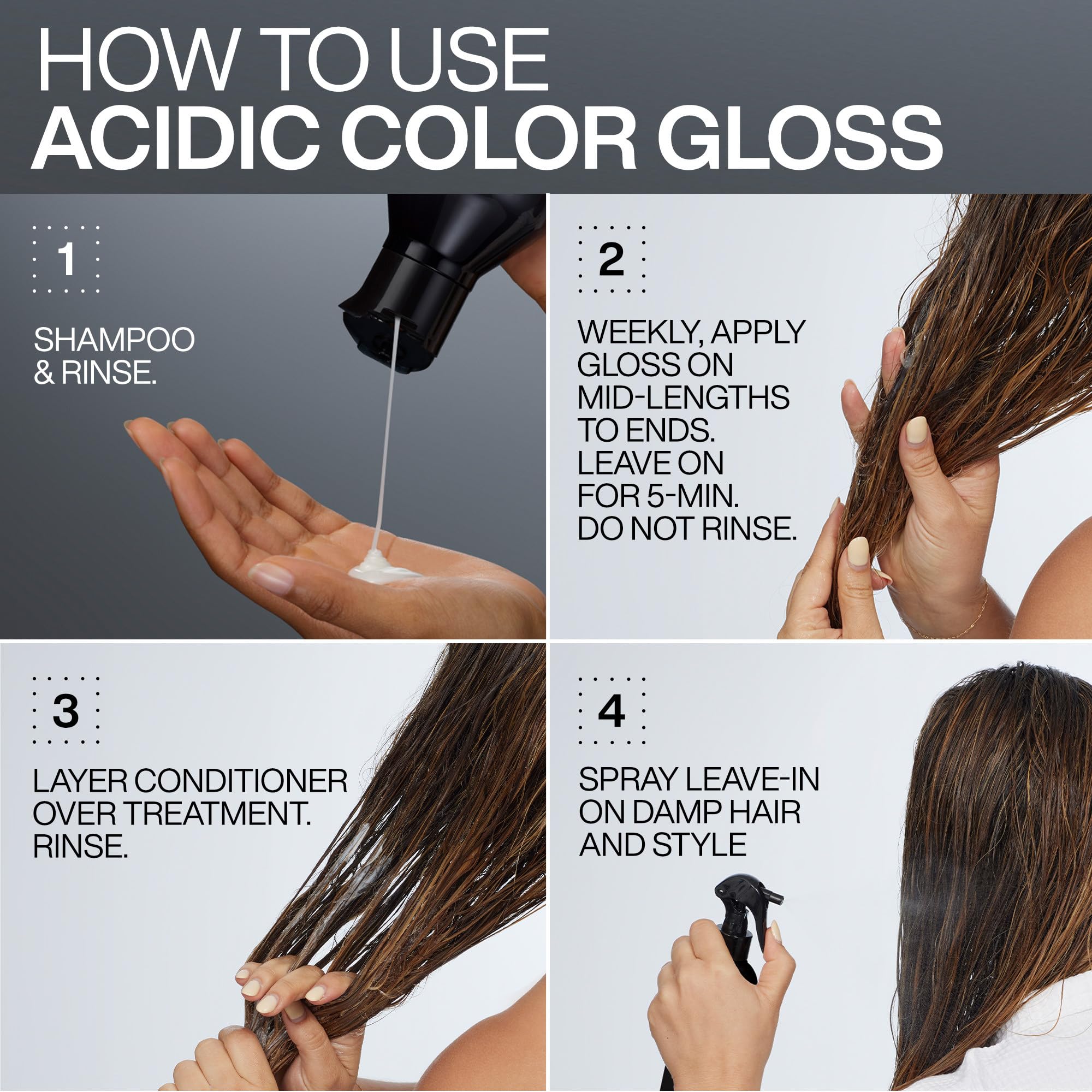 Redken conditioner in hand demonstrating a small travel-friendly dose