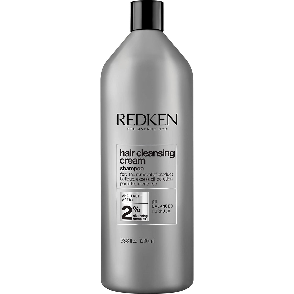 Redken front packaging showing 33.8 oz bottle and clarity benefit