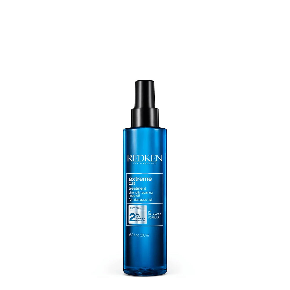 Redken Extreme CAT front packaging showing product and volume, strengthens hair