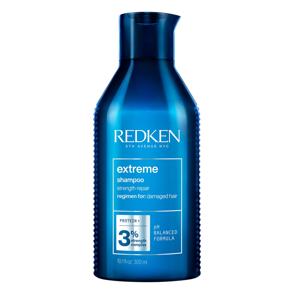 Redken Extreme front bottle showing label and size for easy identification and trust