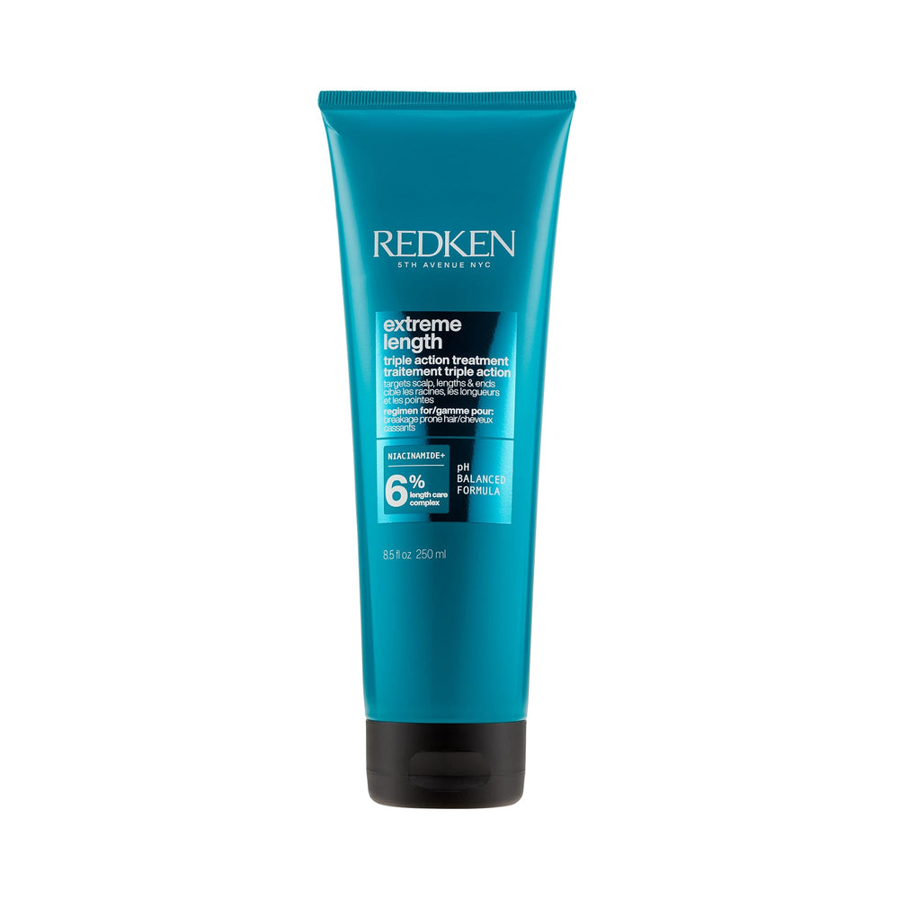 Redken Extreme Length front packaging showing tube and branding for clarity and trust