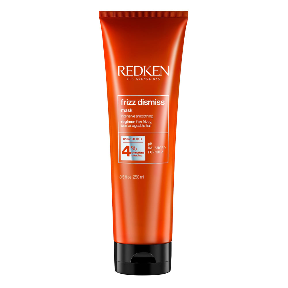 Redken Frizz Dismiss front packaging showing product clarity and benefit