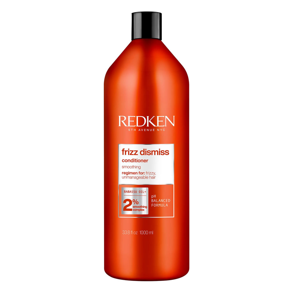 Redken Frizz Dismiss front bottle showing size and label for easy identification