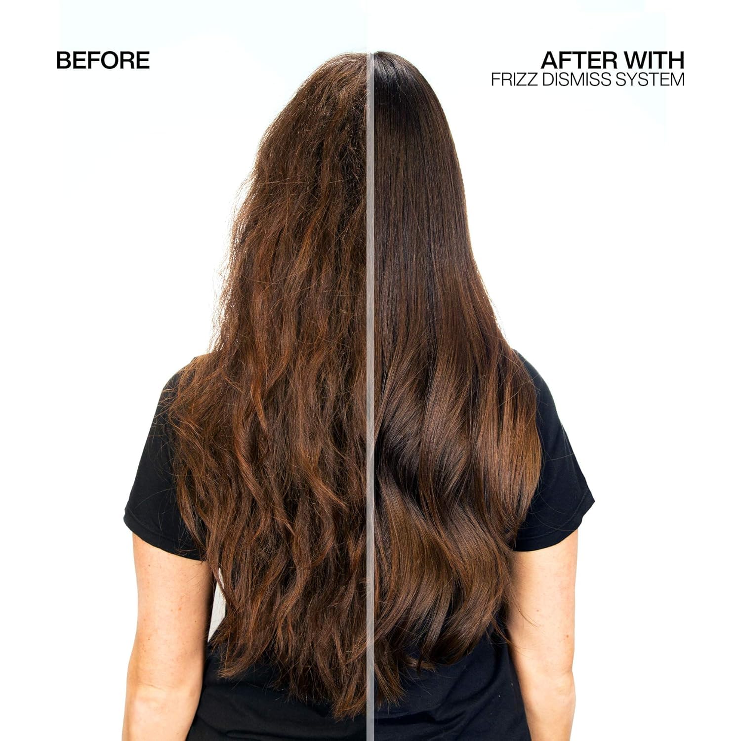 Close-up of Redken oil texture highlighting lightweight smooth finish and shine