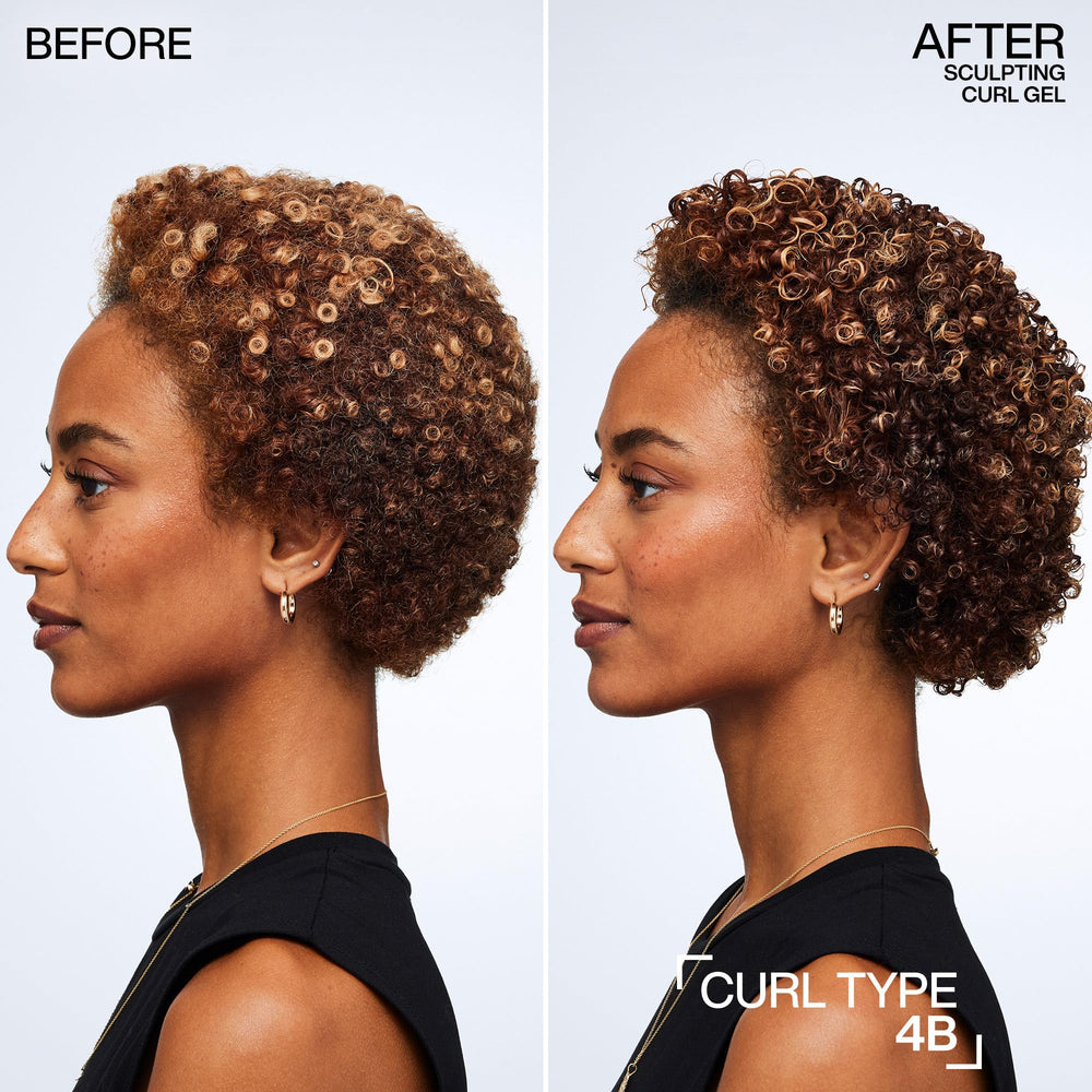Redken gel being dispensed into hand demonstrating easy application benefit