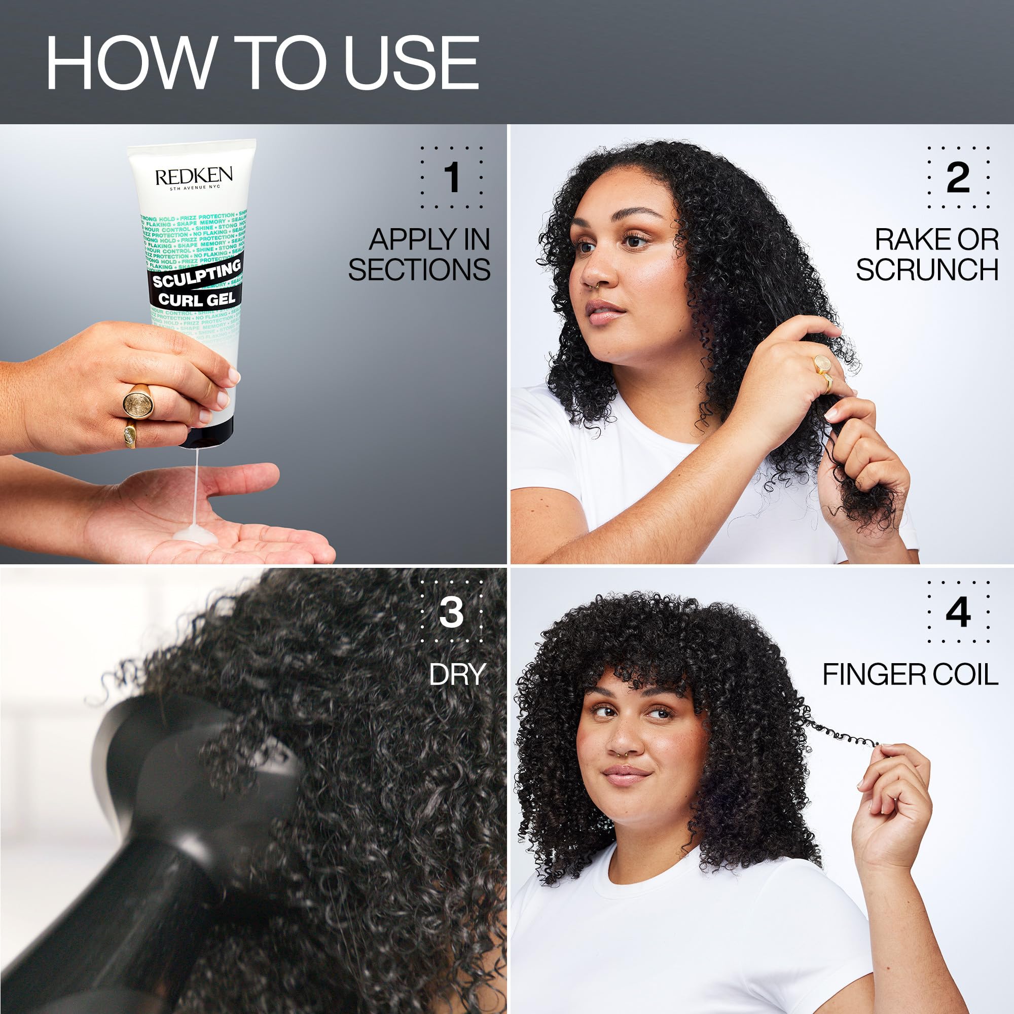 Redken gel beside jojoba seeds showing moisturizing ingredient benefit